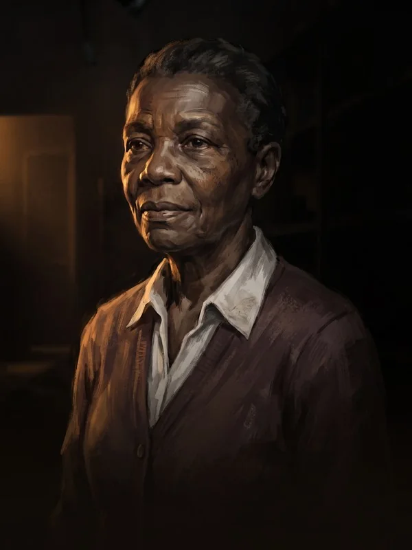 Retrato de Trinidad Nsue